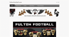 Desktop Screenshot of fultonfootball.com